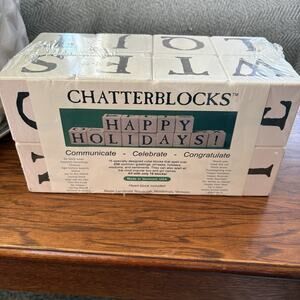 Chatterblocks Maple Landmark Woodcraft Vermont Letter Blocks NEW